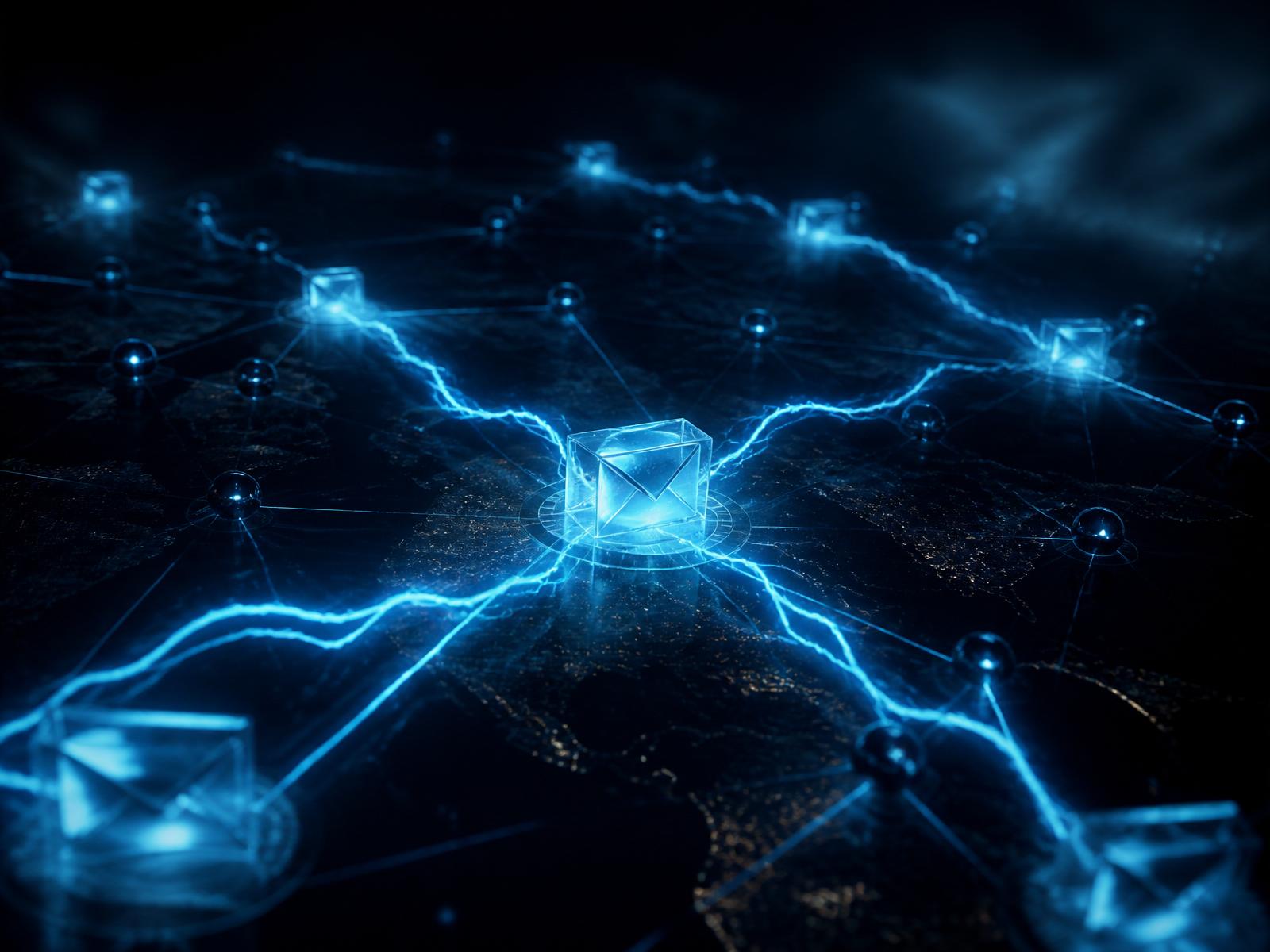 Encrypted mail routing network